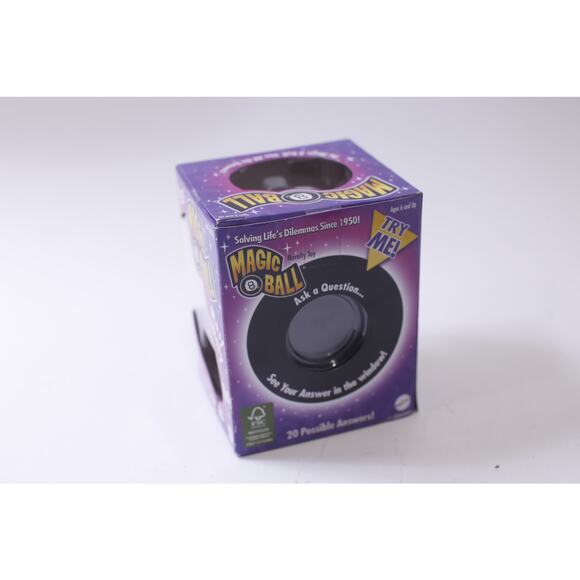 Magic 8 Ball, Mattel, Predictions, Answers, Fortune, Home Decor, ~ 250604-WH 289 - Picture 2 of 3